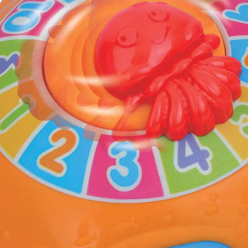 Winfun Bola Musical Vibrante Océano Naranja - 6M+