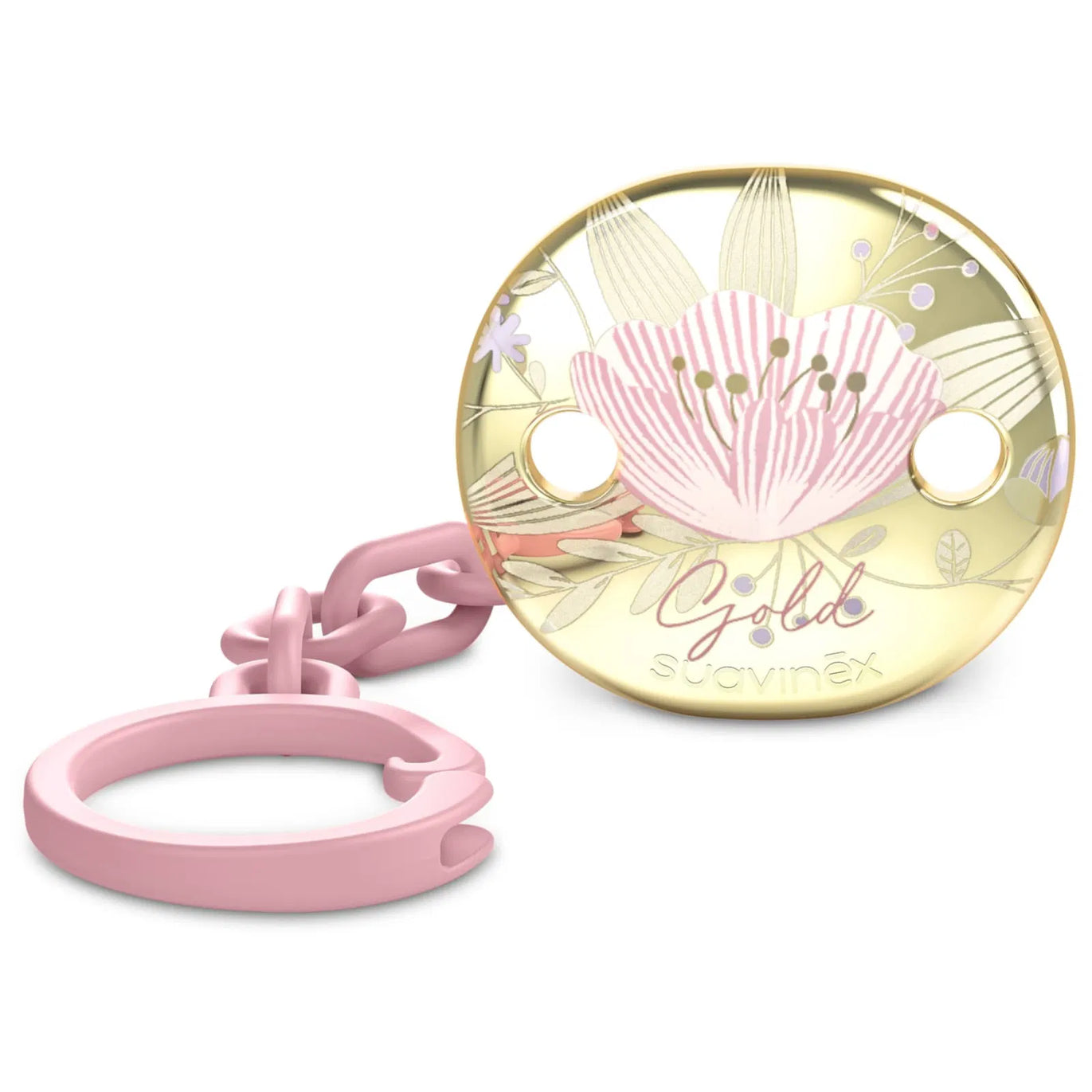 Suavinex Attache Sucette - Or Rose
