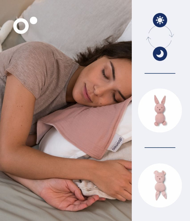 Doomoo You&Me doudou réconfortant - Rose