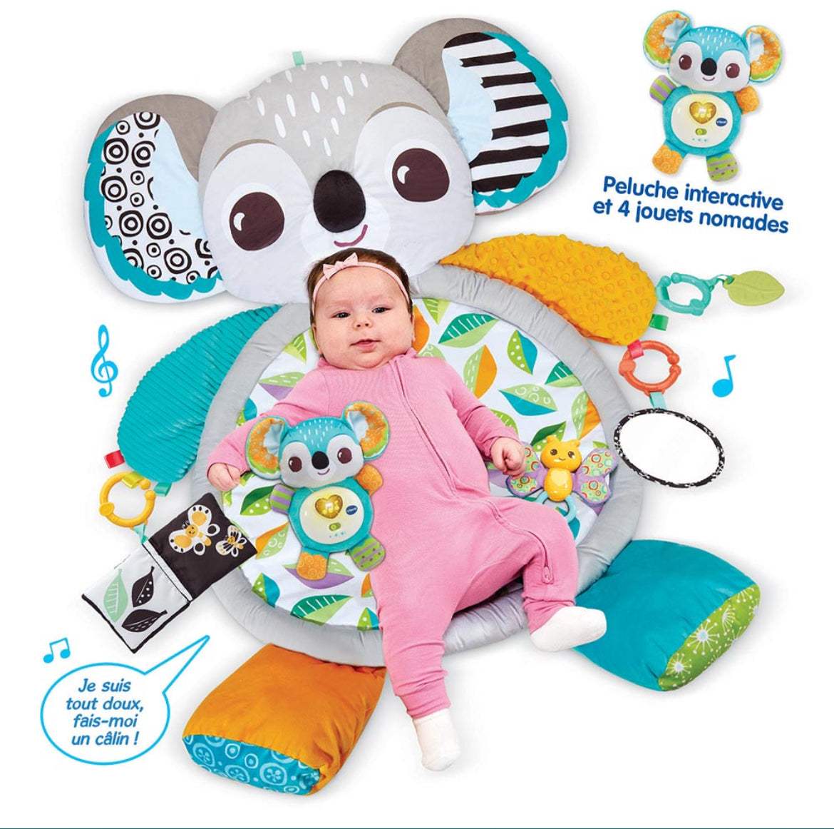 Tapis d’éveil koala câlin - Vtech - Jouets Musicaux pour bébé Maroc -www.babyboss.ma