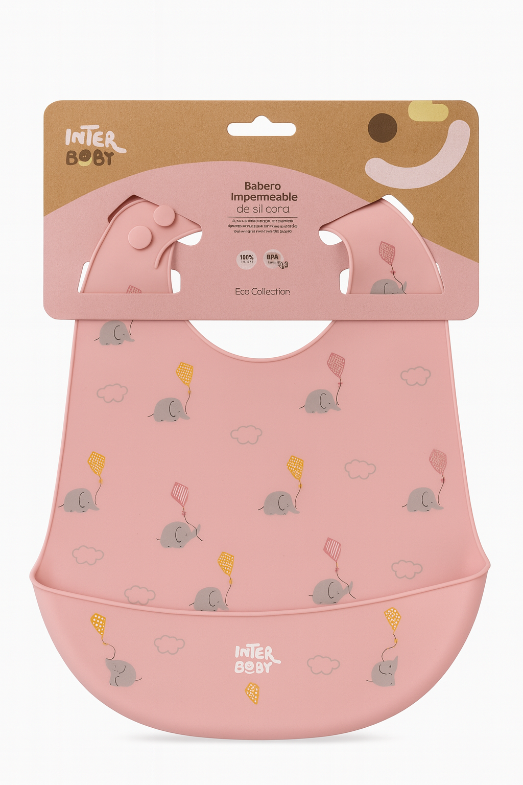 Bavoir en sillicone Interbaby