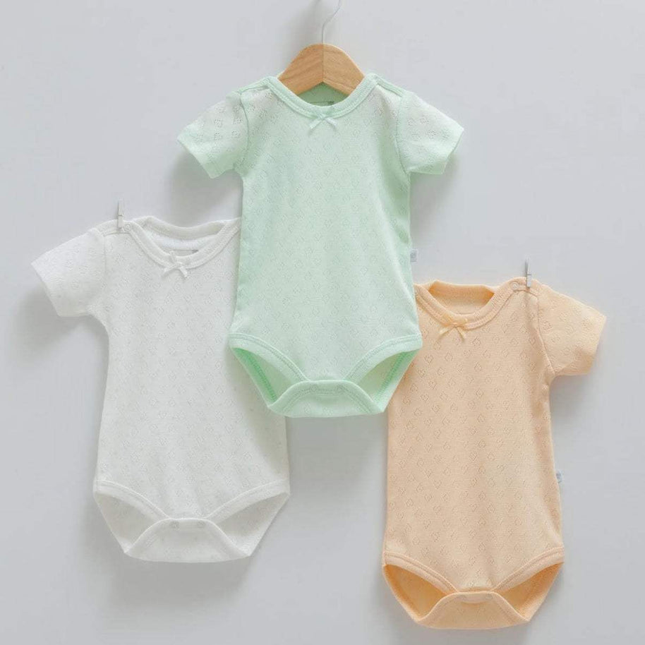Set of 3 bodysuits - Caramell