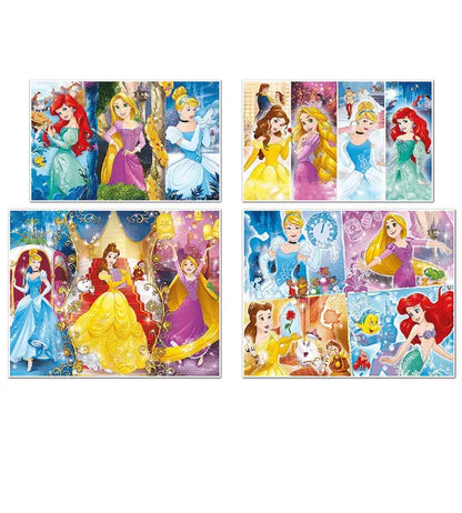 4 PUZZLES PROGRESSIFS SUPERCOLOR PRINCESSES DISNEY – CLEMENTONI - Babyboss.ma - Clementoni - pour bébé maroc