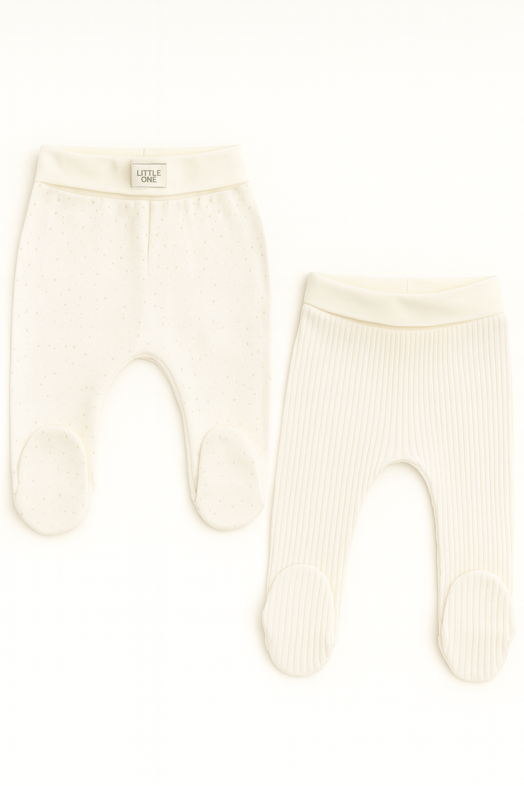 Lot de 2 pantalons – Ecru