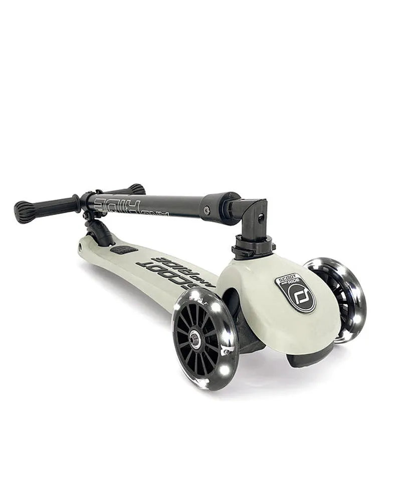 Scoot And Ride  Trottinette 2en1 Highwaykick 3 Led  -  Ecru