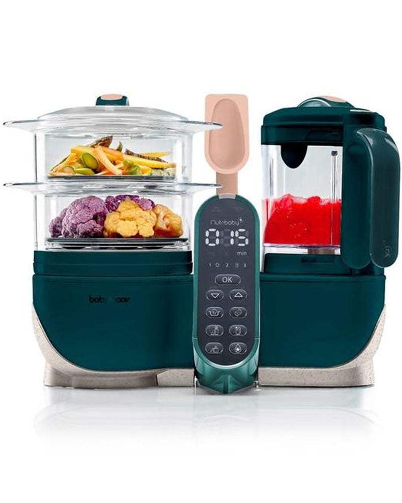 Babymoov Robot Cuiseur Nutribaby (+) Opal Green - Babymoov - Robot Cuiseur pour bébé Maroc -www.babyboss.ma