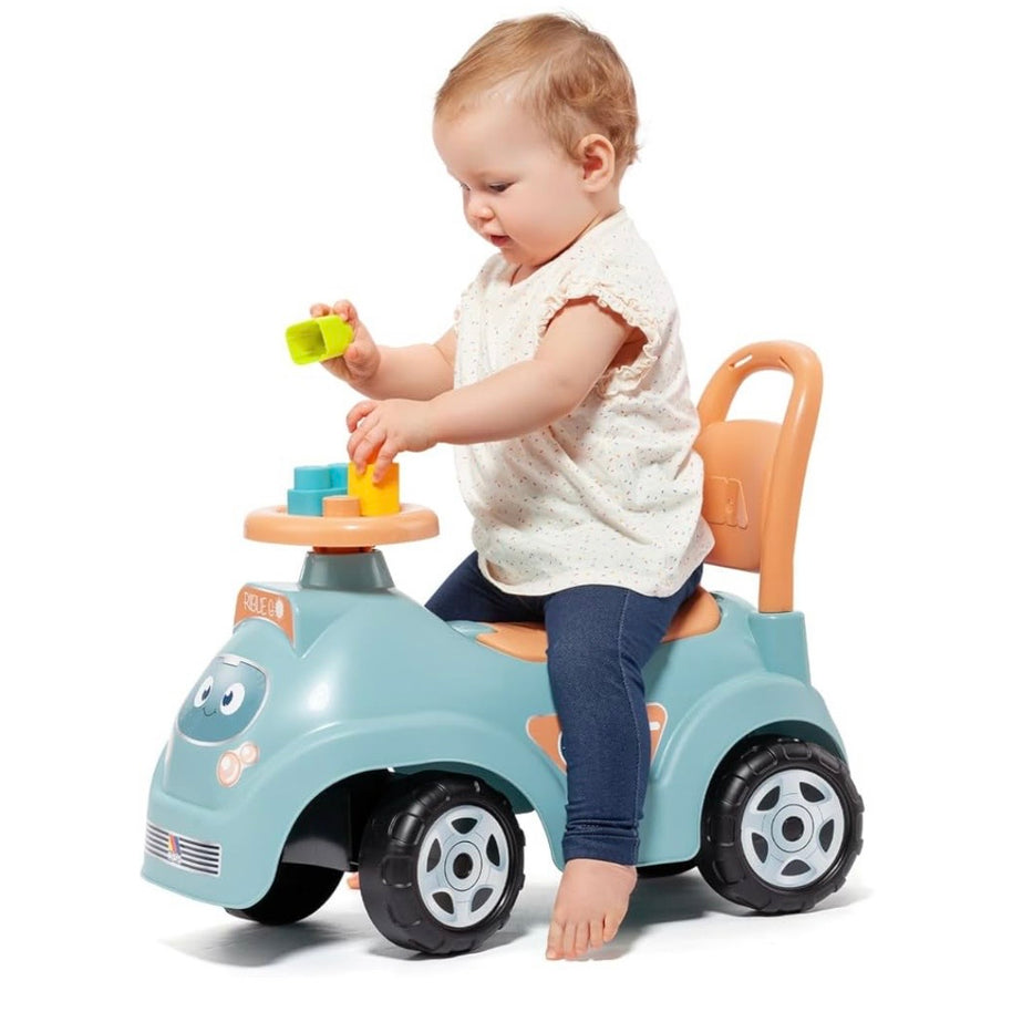 Porteur RIBLIE GO Bleu avec 10 blocs Moltó