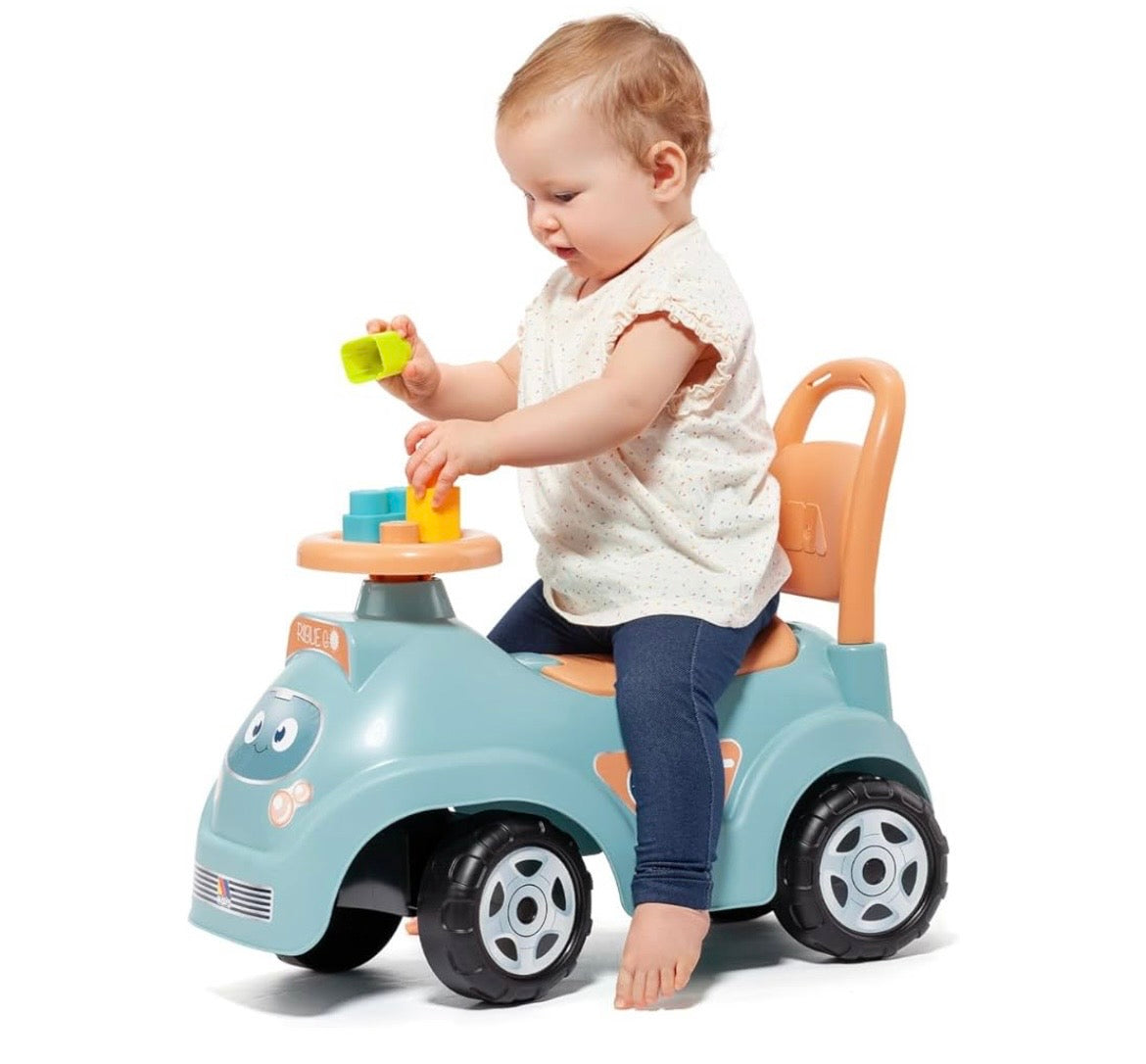 Porteur RIBLIE GO Bleu avec 10 blocs Moltó