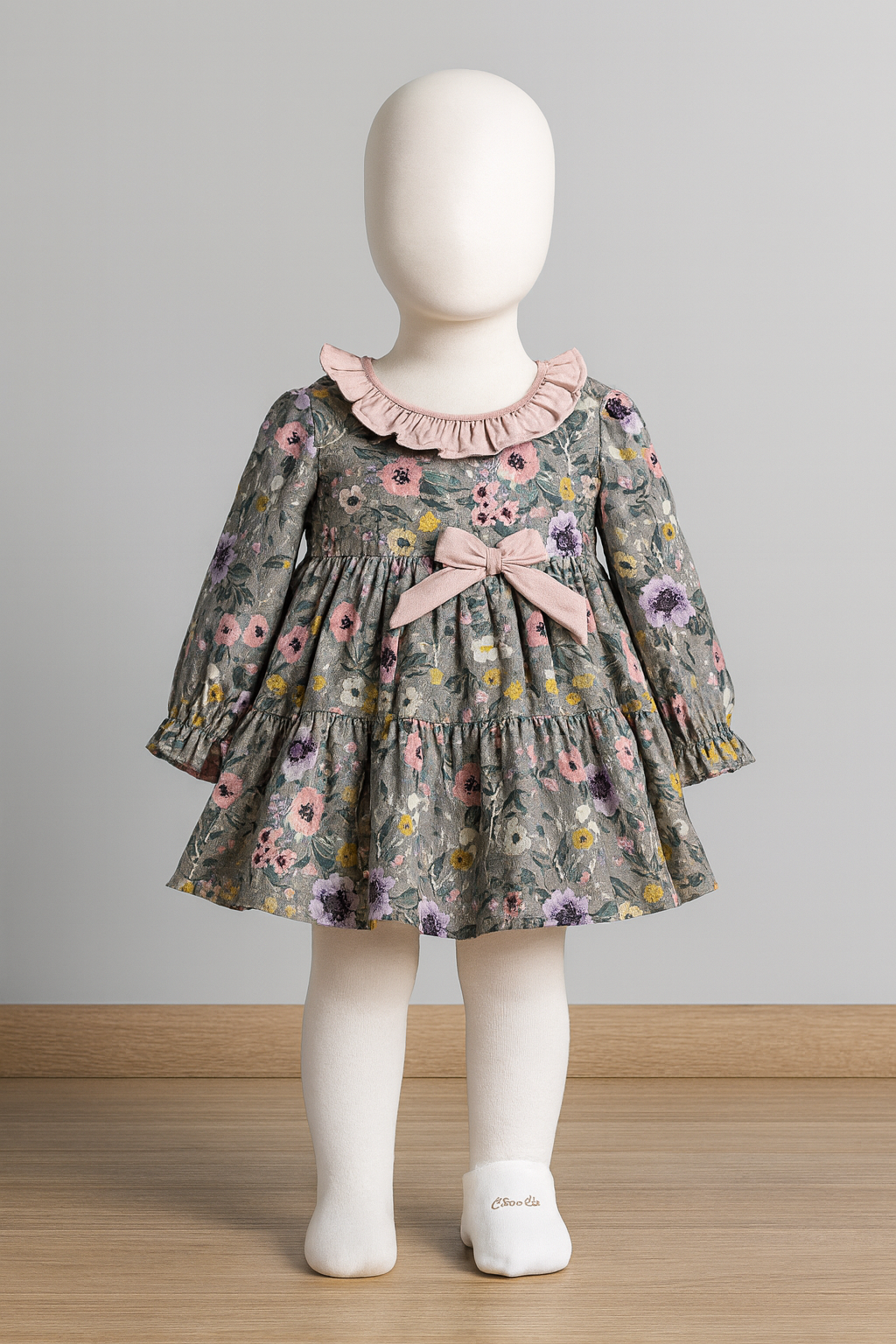 Soft Dress and Matching Tights for Baby