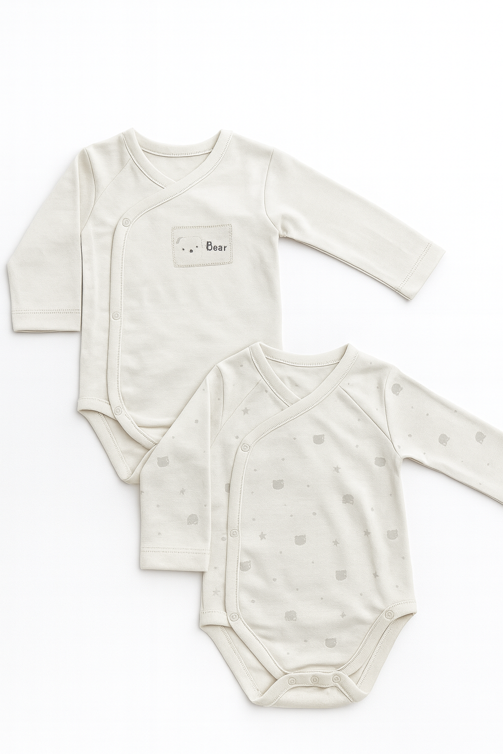 Lot de 2 bodies– Gris