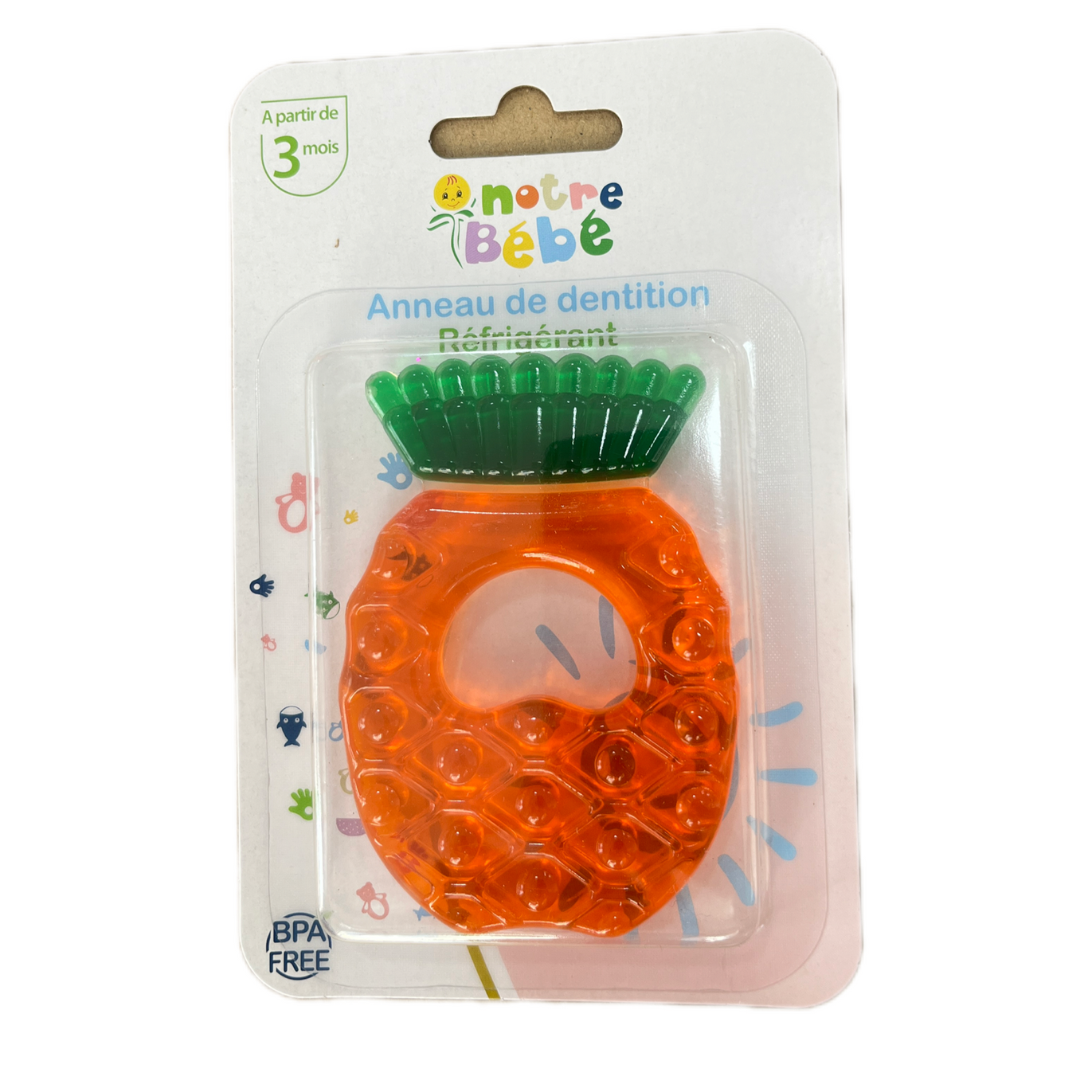 Anneau de Dentition Réfrigérant – 3 mois+ – Notre bébé