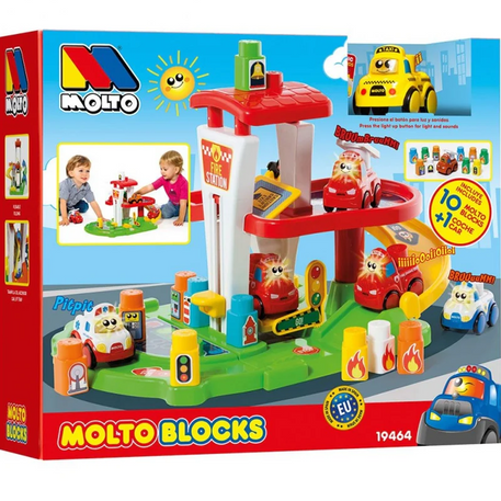 Molto Station De Pompiers Avec Blocs
