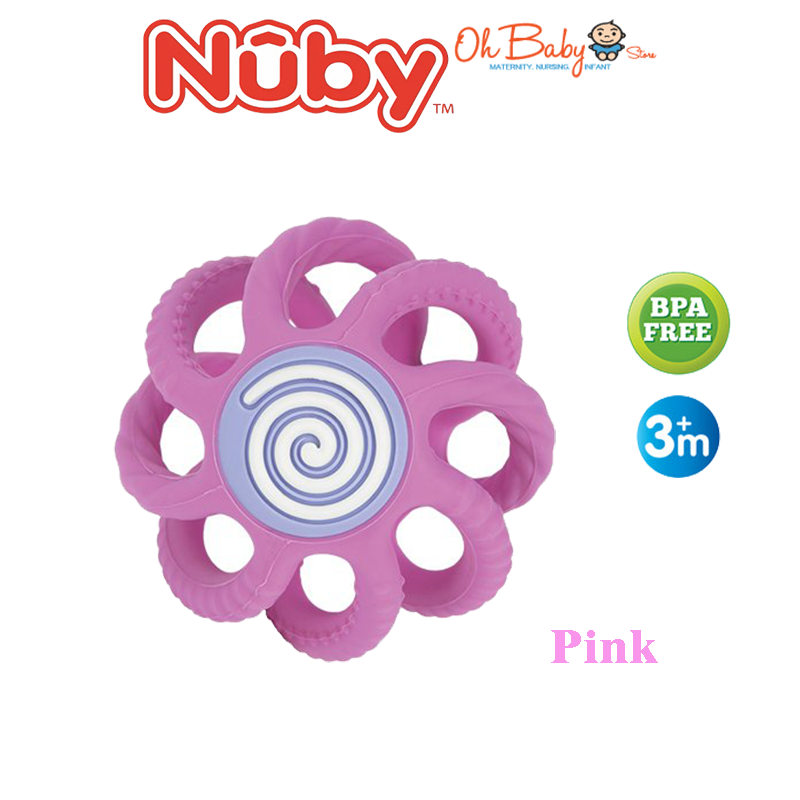 Super soft silicone teether Nuby