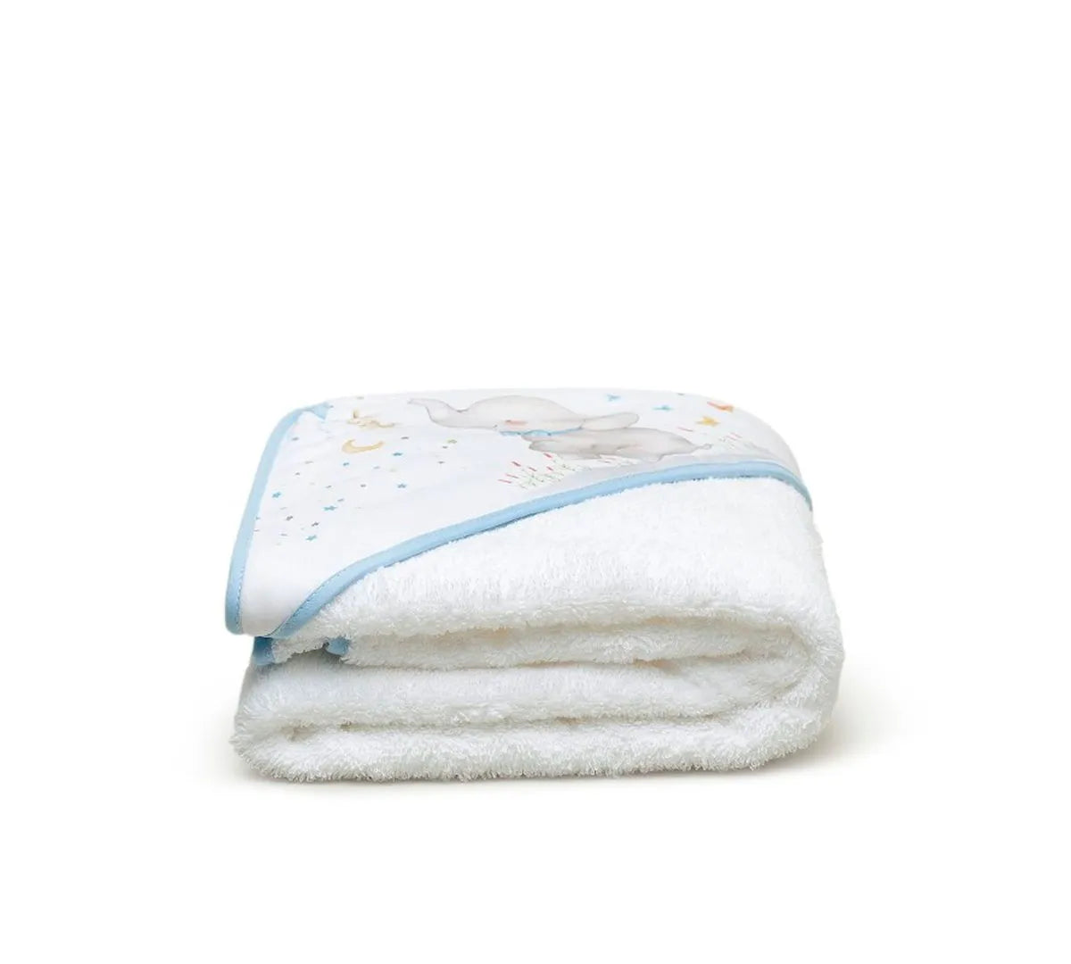 Interbaby cap de bain 100×100 et bavoir