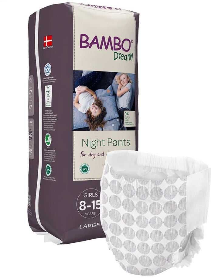 Pañales Bambo Nature Dreamy Girl Noche (35-50kg) 10 unidades