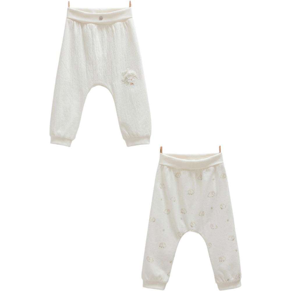 Lot de 2 Pantalons bébé - Caramell - caramell - Pantalon pour bébé Maroc -www.babyboss.ma