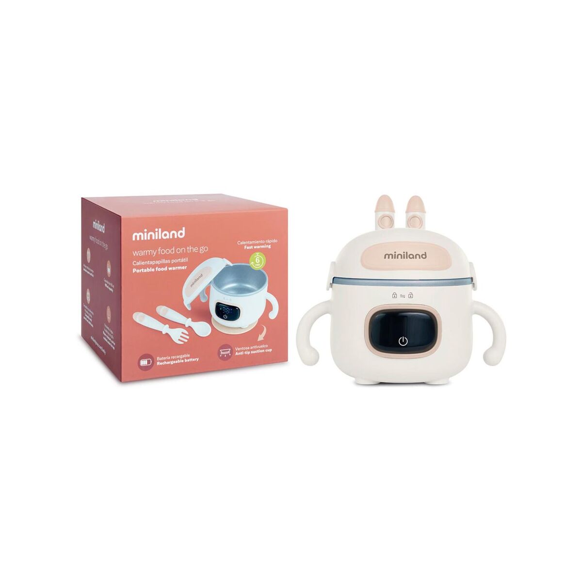 Miniland Warmy Food On The Go chauffe-aliments portable bebe