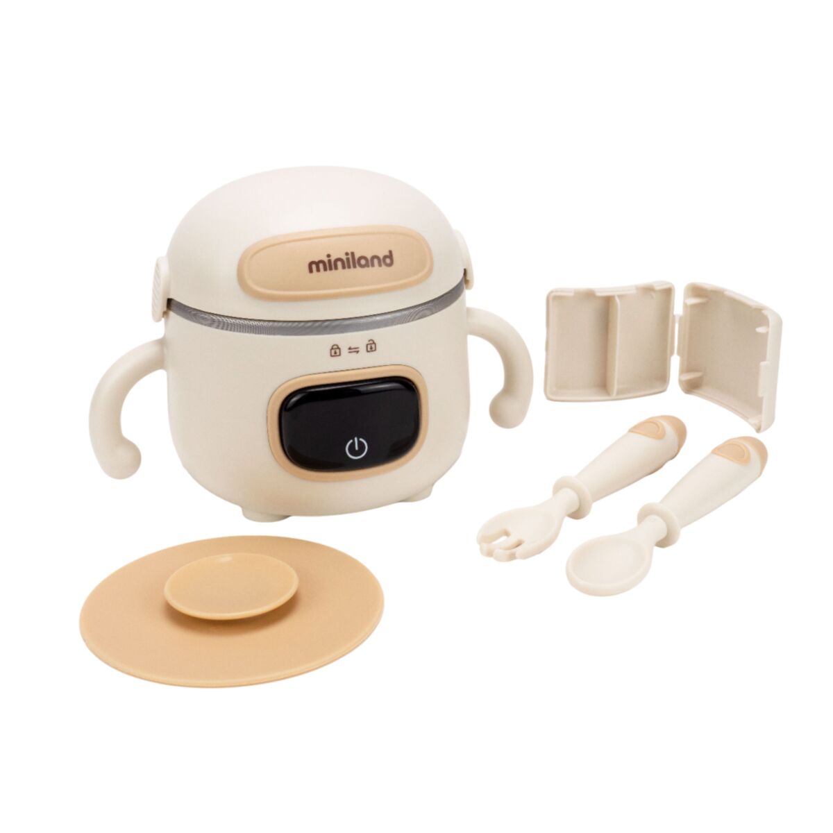 Chauffe aliments portable Miniland 400 ml couverts inclus