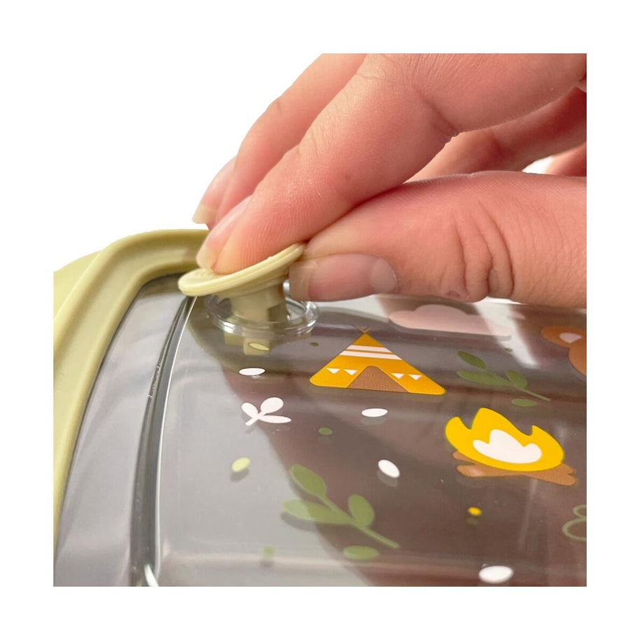 Boite dejeuner enfant Miniland Explorer sans BPA lave-vaisselle