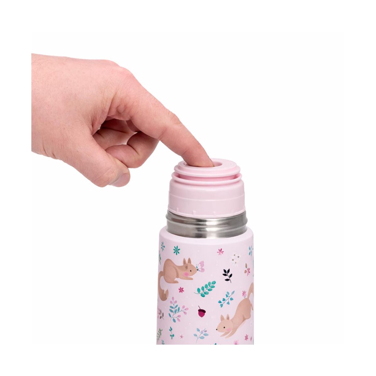Thermos bebe Miniland Ecureuil triple couche isolante