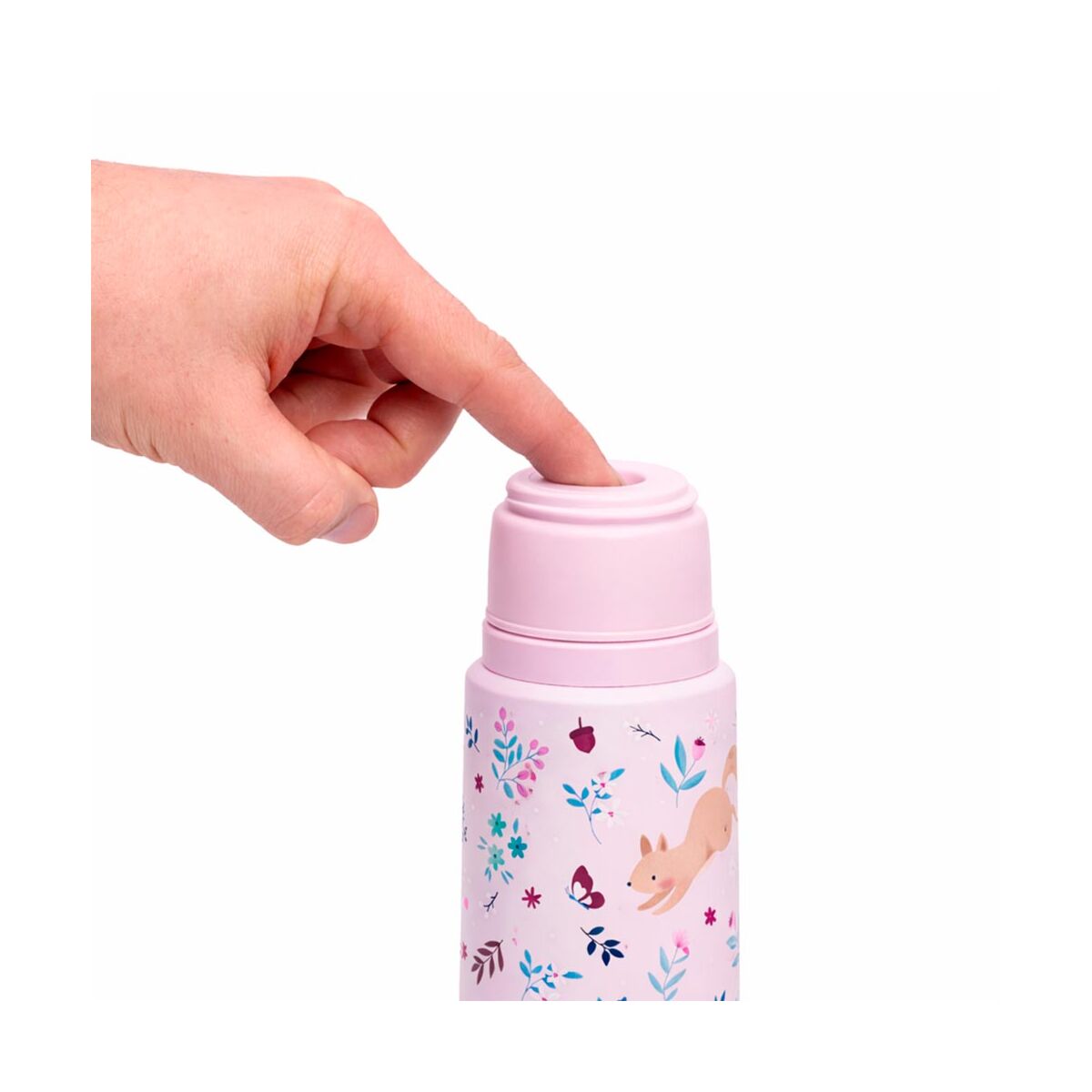 Thermos bebe Miniland Écureuil 350 ml triple couche isolante