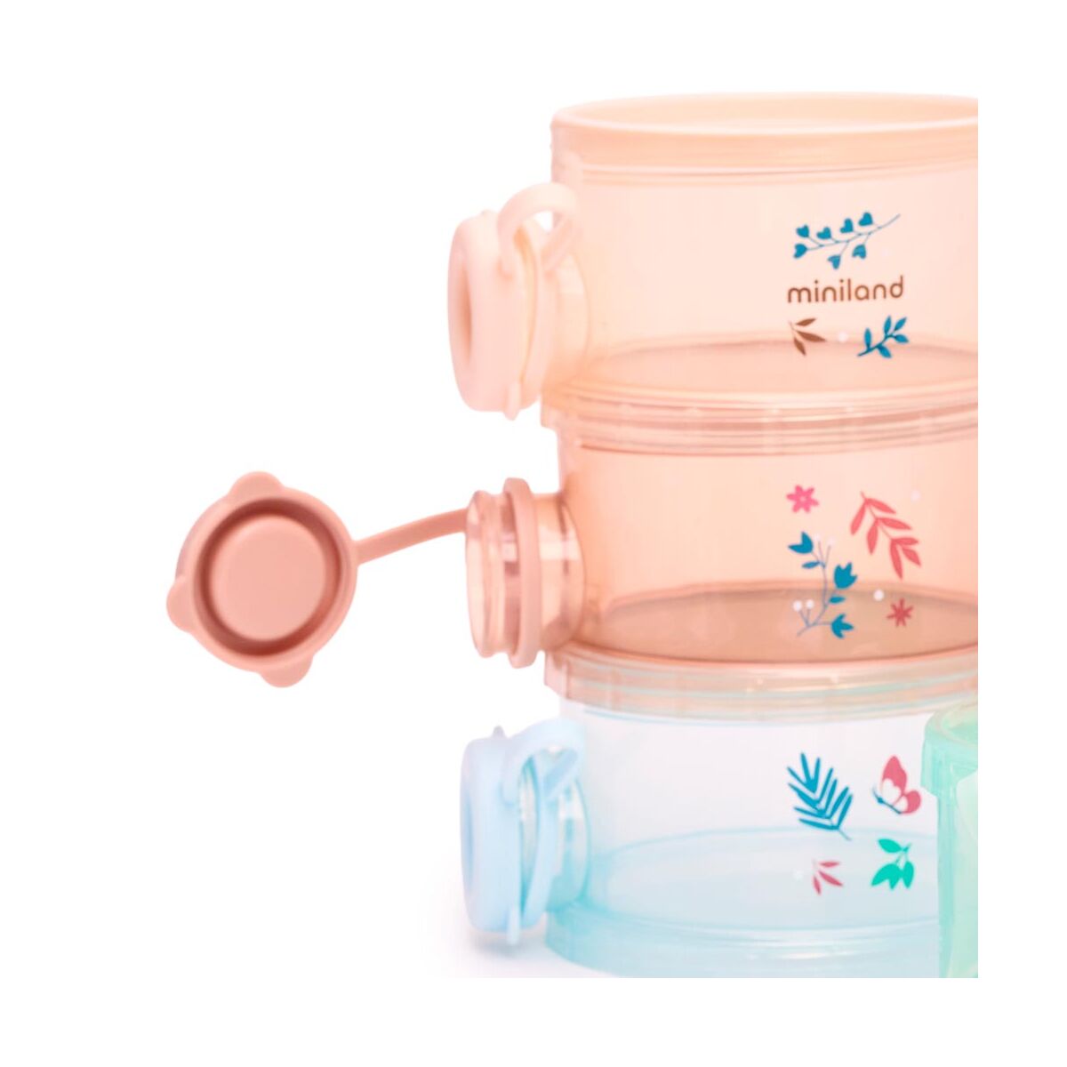 Doseur lait Miniland 4 compartiments empilables 120 ml