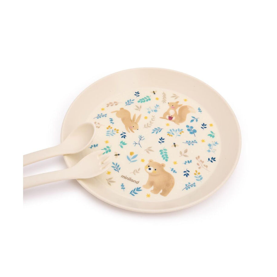 Set repas Miniland Dreamland assiette gobelet couverts
