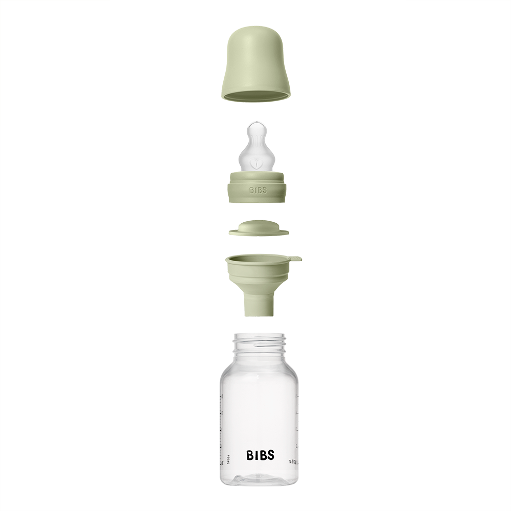 Biberon sans BPA 150ml avec tétine en silicone Débit lent - Sage