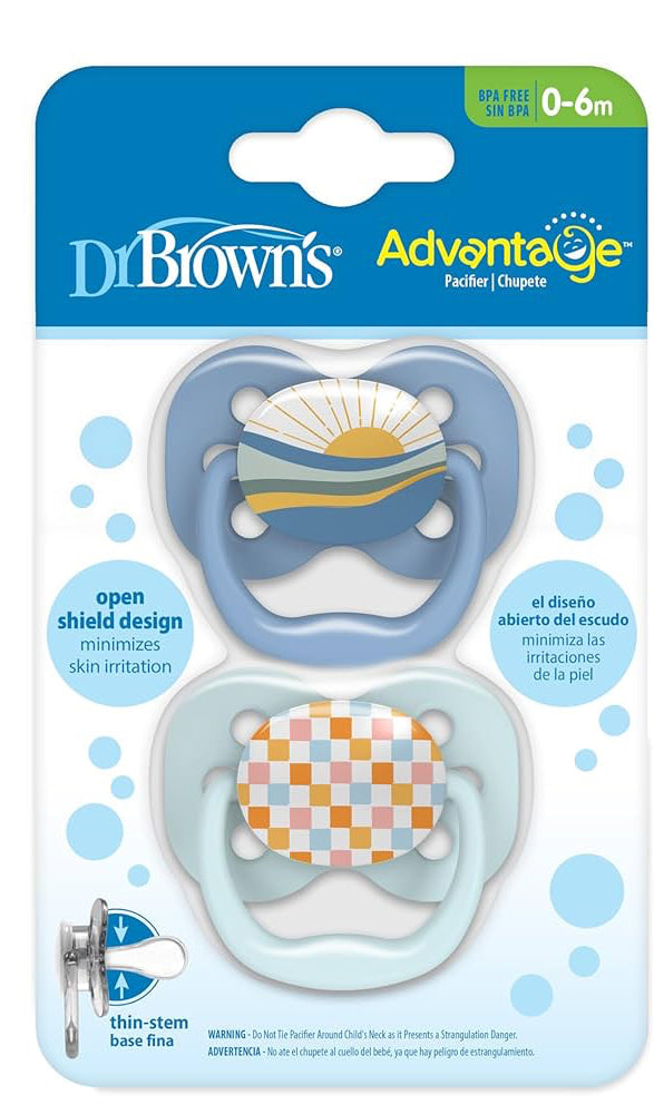 Dr. Brown's Lot de 2 Sucettes Advantage 0-6