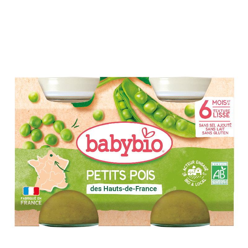 بيبي بايو بازلاء من آكيتاين 2x130 جرام