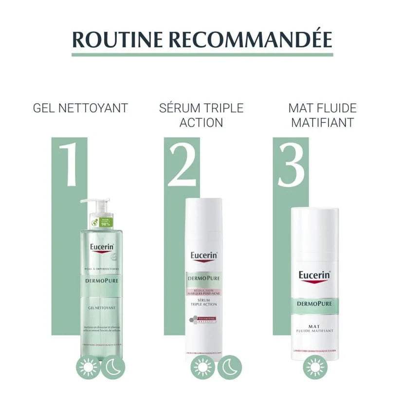 EUCERIN DermoPure Sérum Triple Action 40ml - Eucerin - Visage pour bébé Maroc -www.babyboss.ma