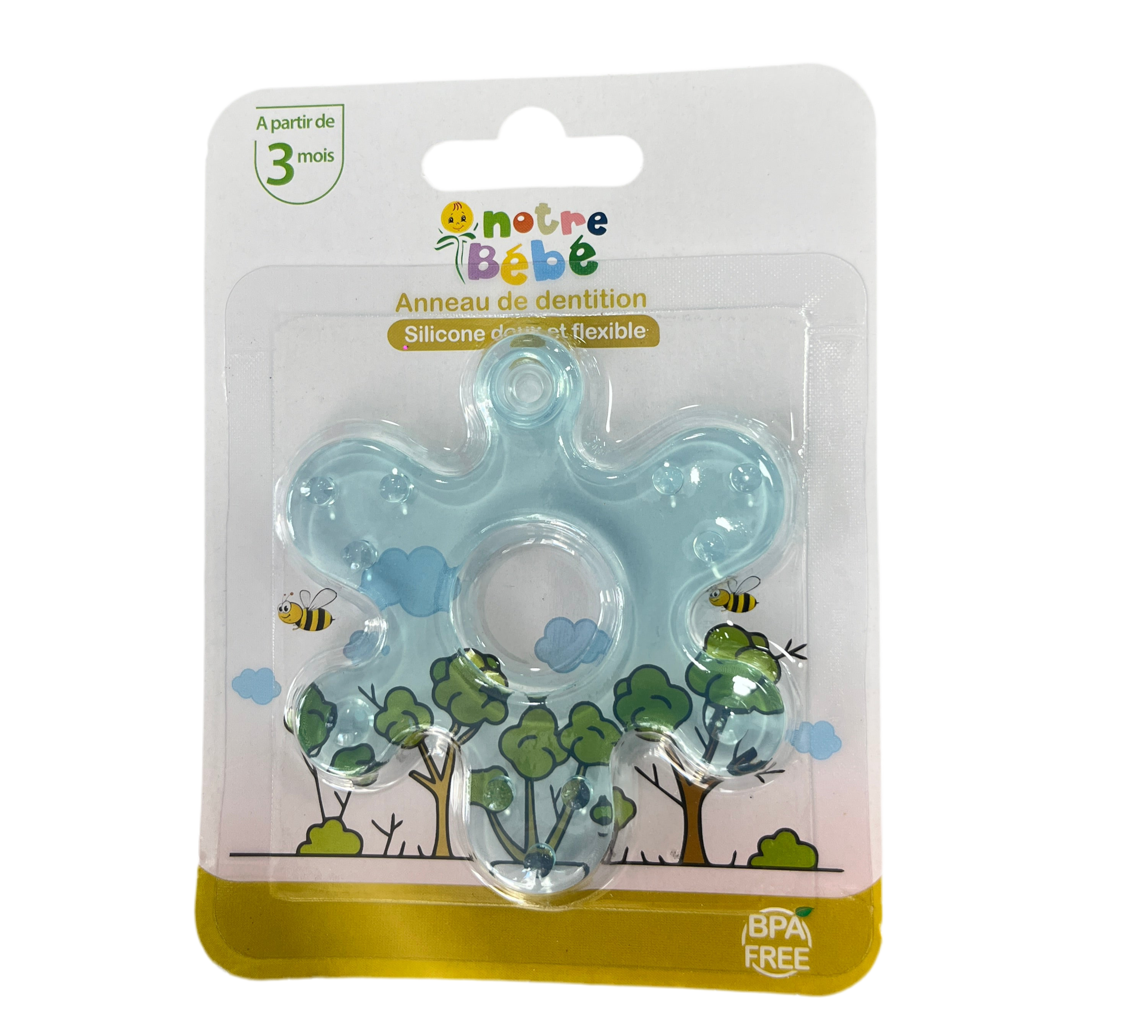 Anneau de dentition en silicone