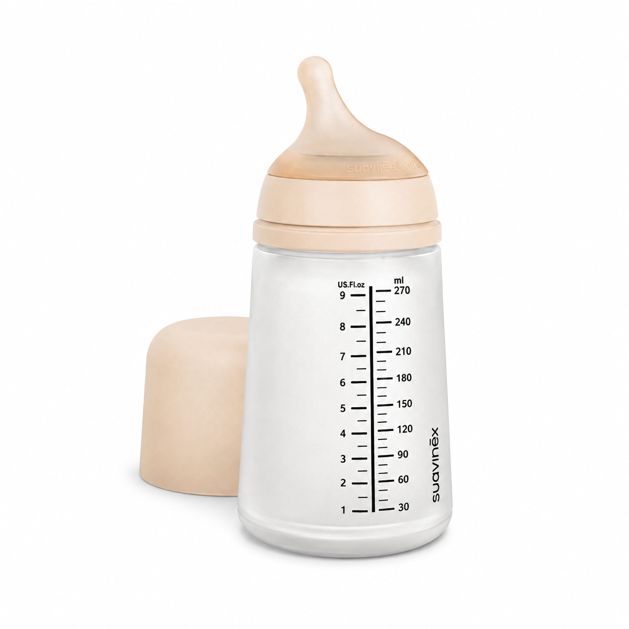 Biberon Anti-Colique Suavinex Zero.Zero™️ 270 ml – Débit Moyen