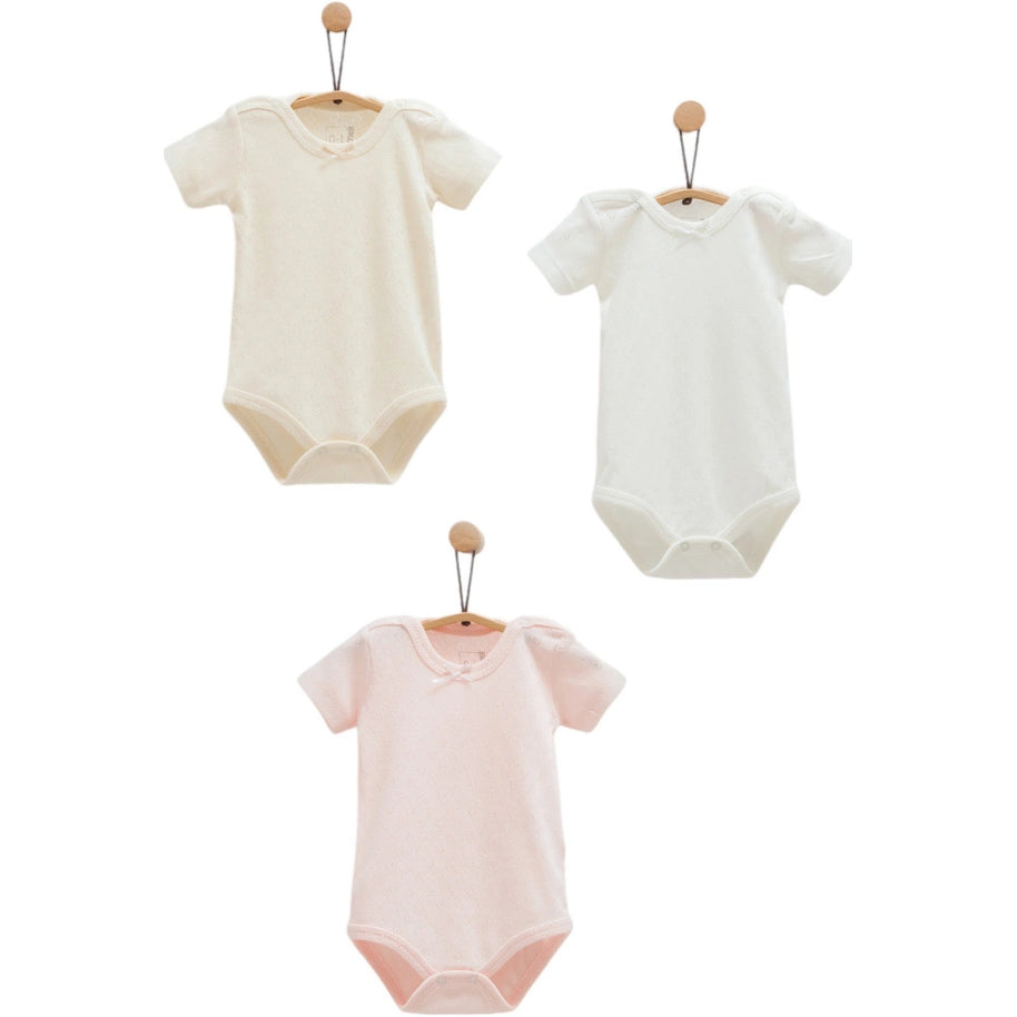 Lot de 3 bodies - Caramell - caramell - Body pour bébé Maroc -www.babyboss.ma