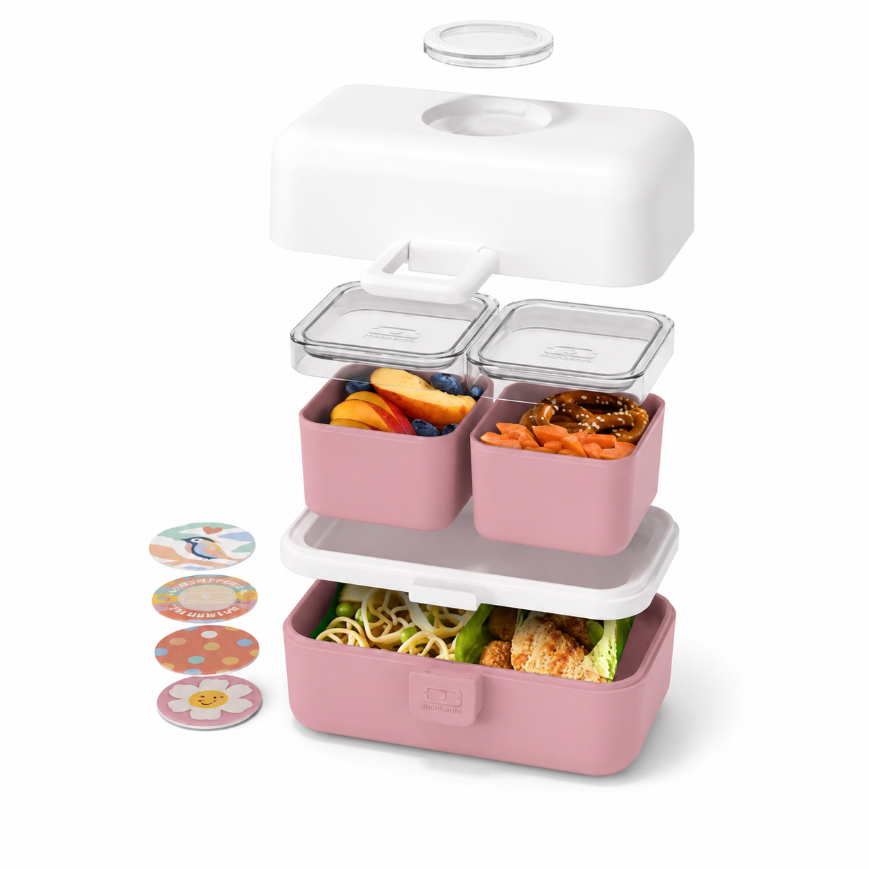 Monbento Lunch Box pour Enfant Sans BPA - Rose