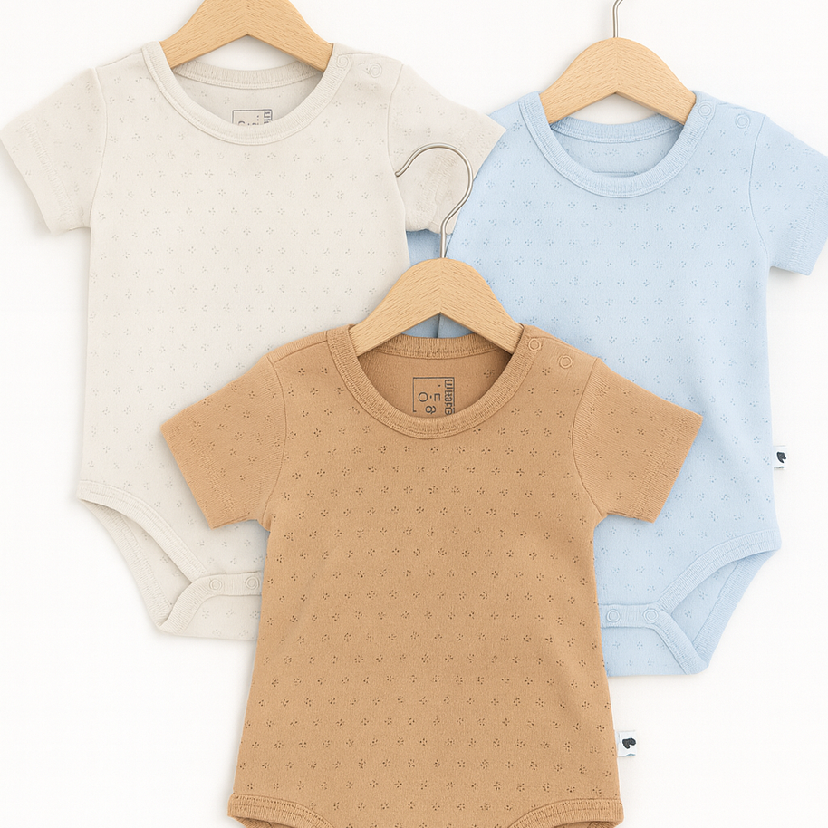 Lot de 3 bodies  - Caramell