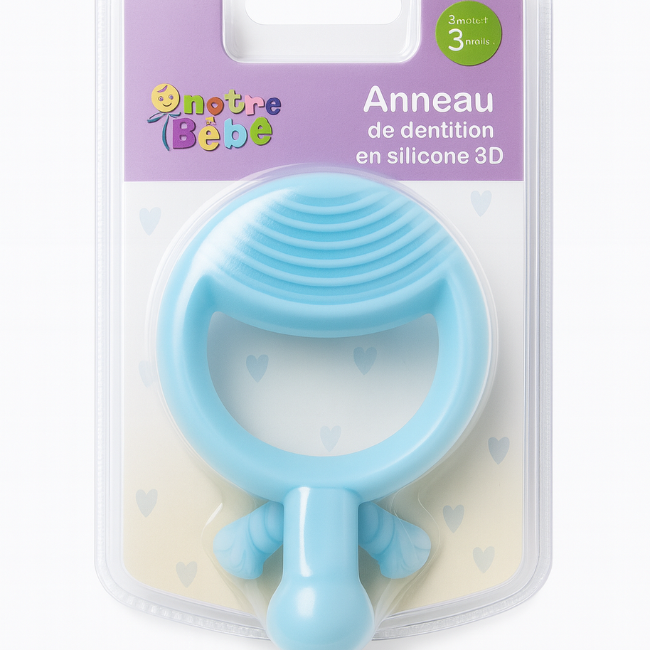 Notre Bébé Anneau de Dentition 3D