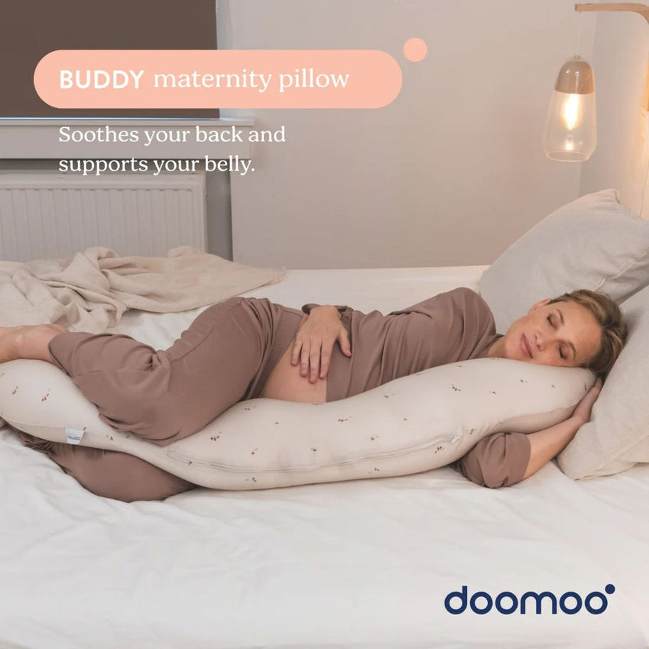 Coussin d'allaitement et maternité BUDDY Doomoo - Mushrooms