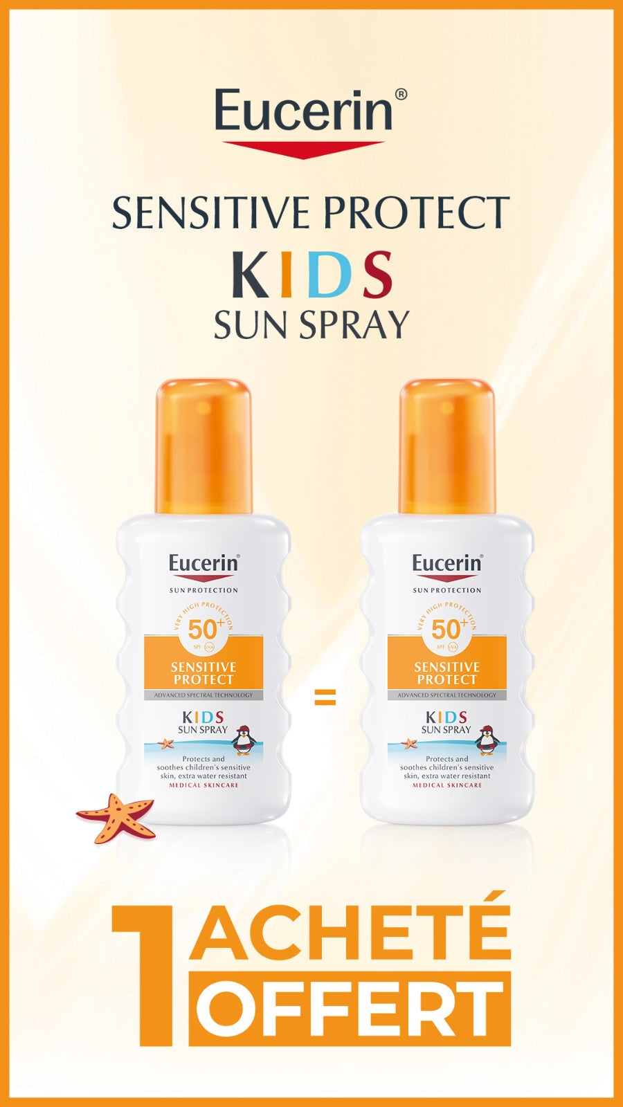 Eucerin SUN PROTECTION Sensitive Protect KIDS Spray SPF50+  200ml