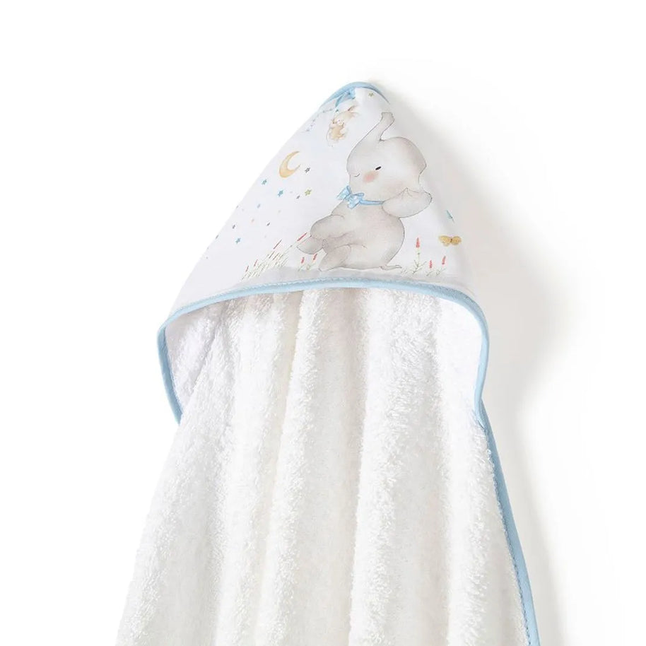 Interbaby cap de bain 100×100 et bavoir