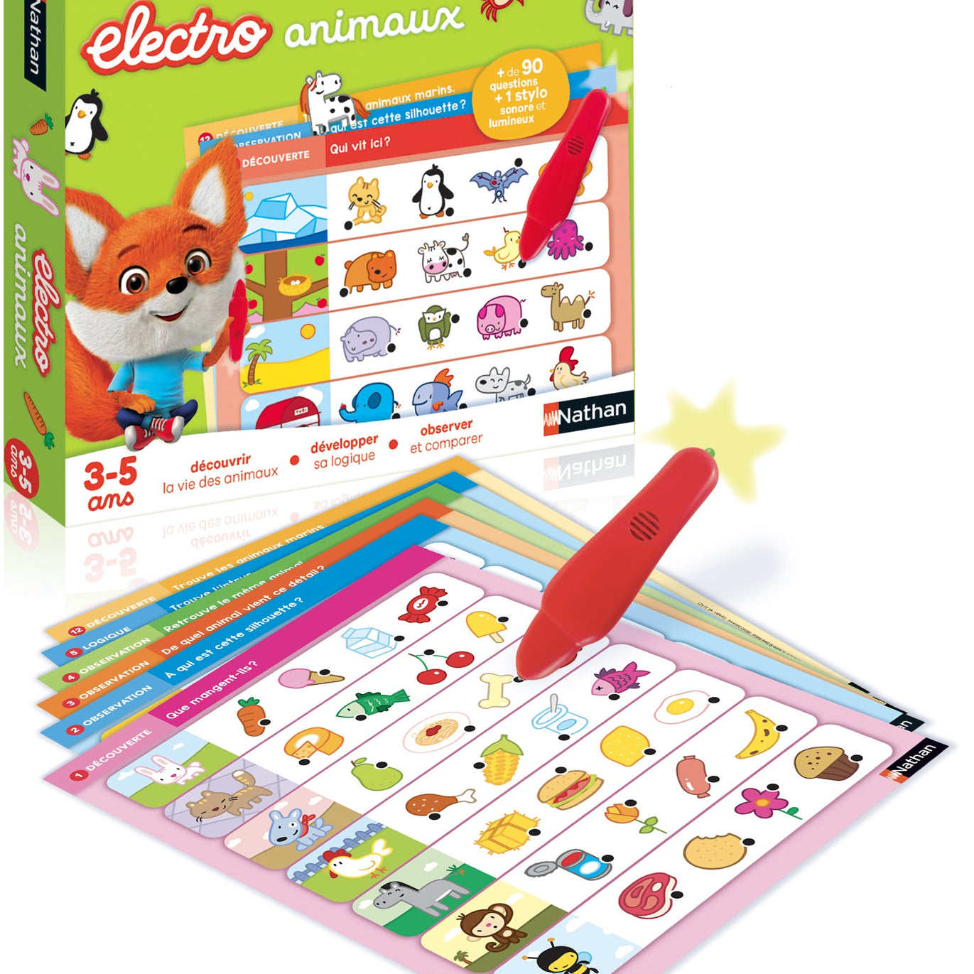 Nathan Elecro Animaux 3-5 ans
