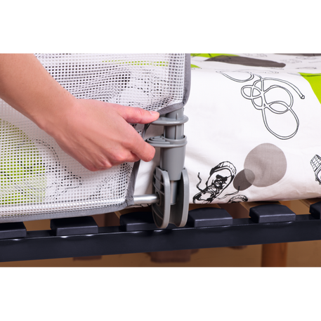 Barrière de sécurité pour lit enfant 90cm Gris Safety 1st