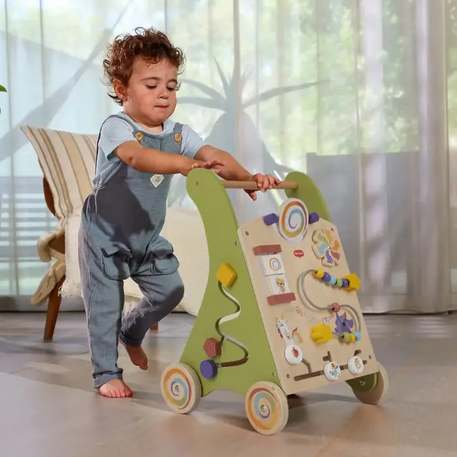 Trotteur en Bois avec Blocs Boho Chic (18M+)