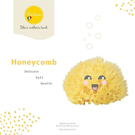 BELLINI natural sponge - BELLINI - Nettoyants pour le corps pour bébé Maroc -www.babyboss.ma