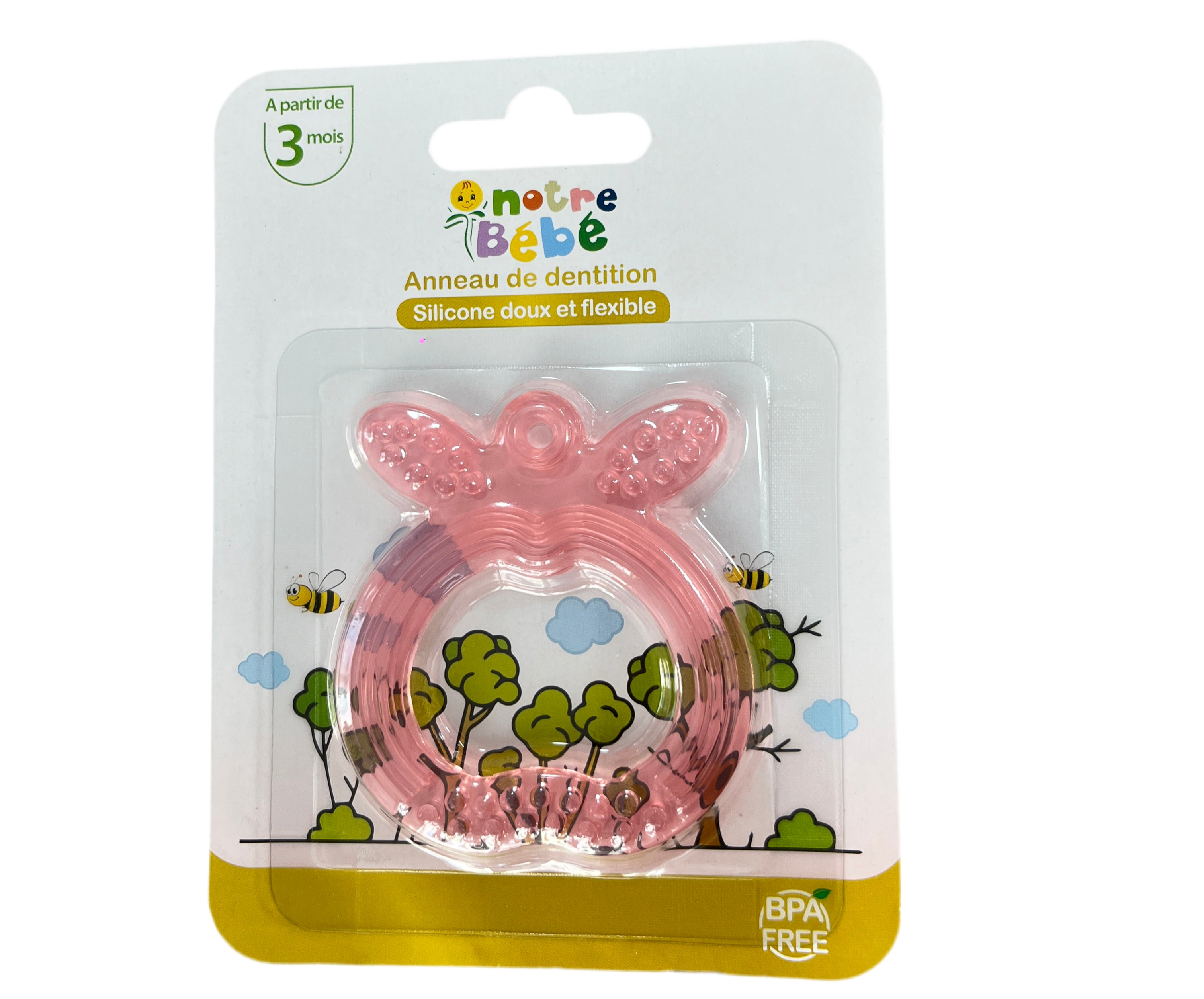 Anneau de dentition en silicone