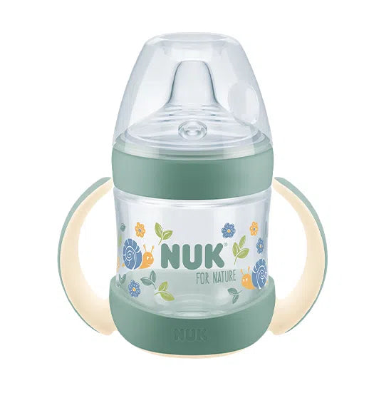 Nuk Tasse d’apprentissage for Nature 150ml avec Temperature Control Dès 6mois Vert