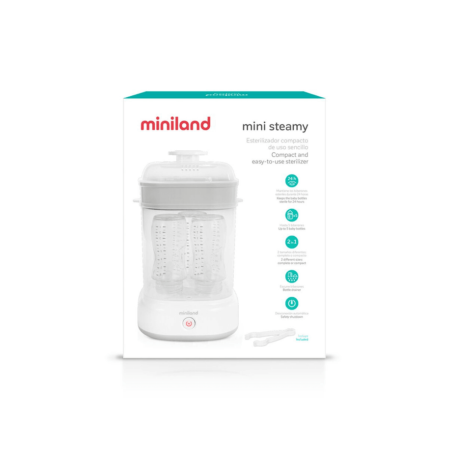 Stérilisateur de biberons mini steamy - Miniland - Miniland - pour bébé Maroc -www.babyboss.ma
