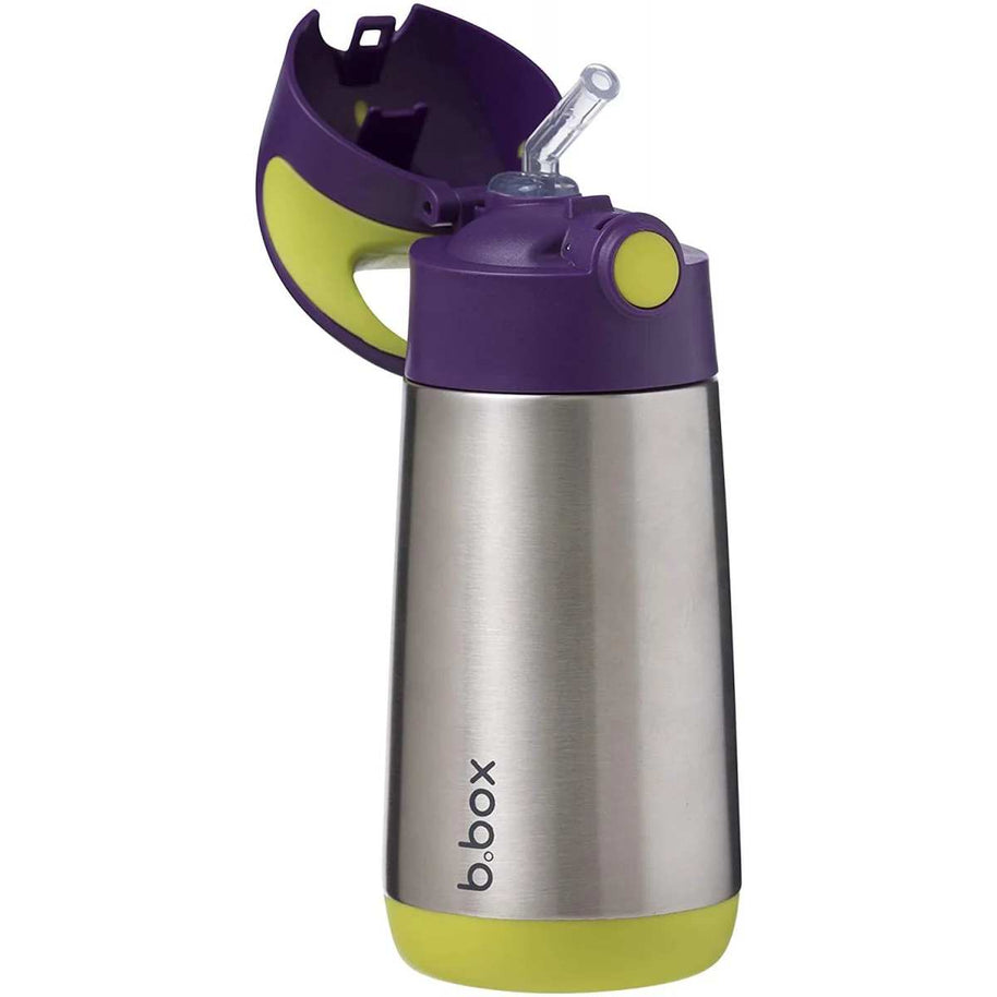 Gourde isotherme à paille B.box 350ml - Passion splash