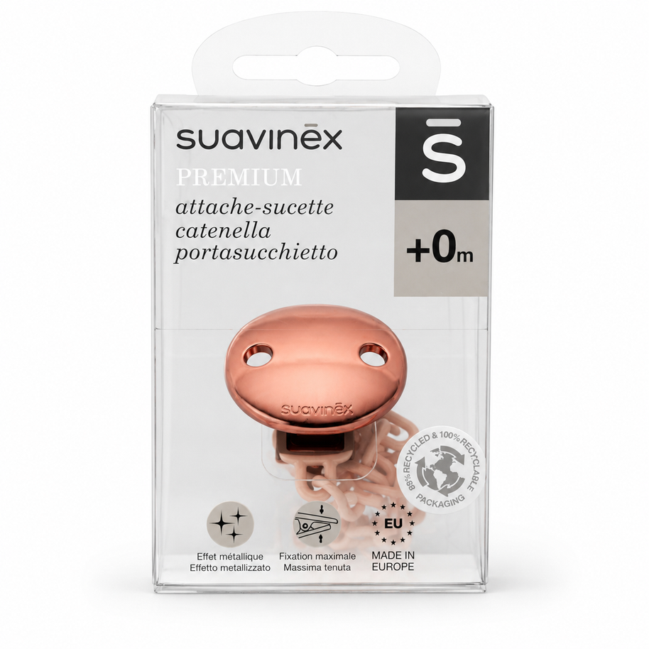 Suavinex Attache Sucette Premium - Rose