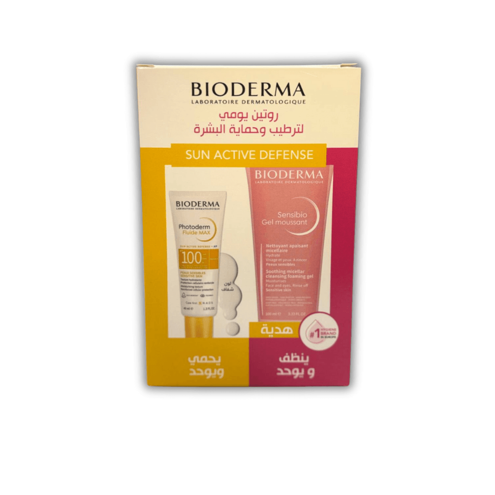 Photoderm Fluide MAX SPF100 + Gel Moussant OFFERT - Bioderma Photoderm - Protection solaire pour bébé Maroc -www.babyboss.ma